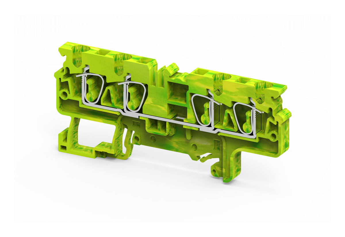 CXG4/4 | Ground Terminal Blocks | Connectwell Industries