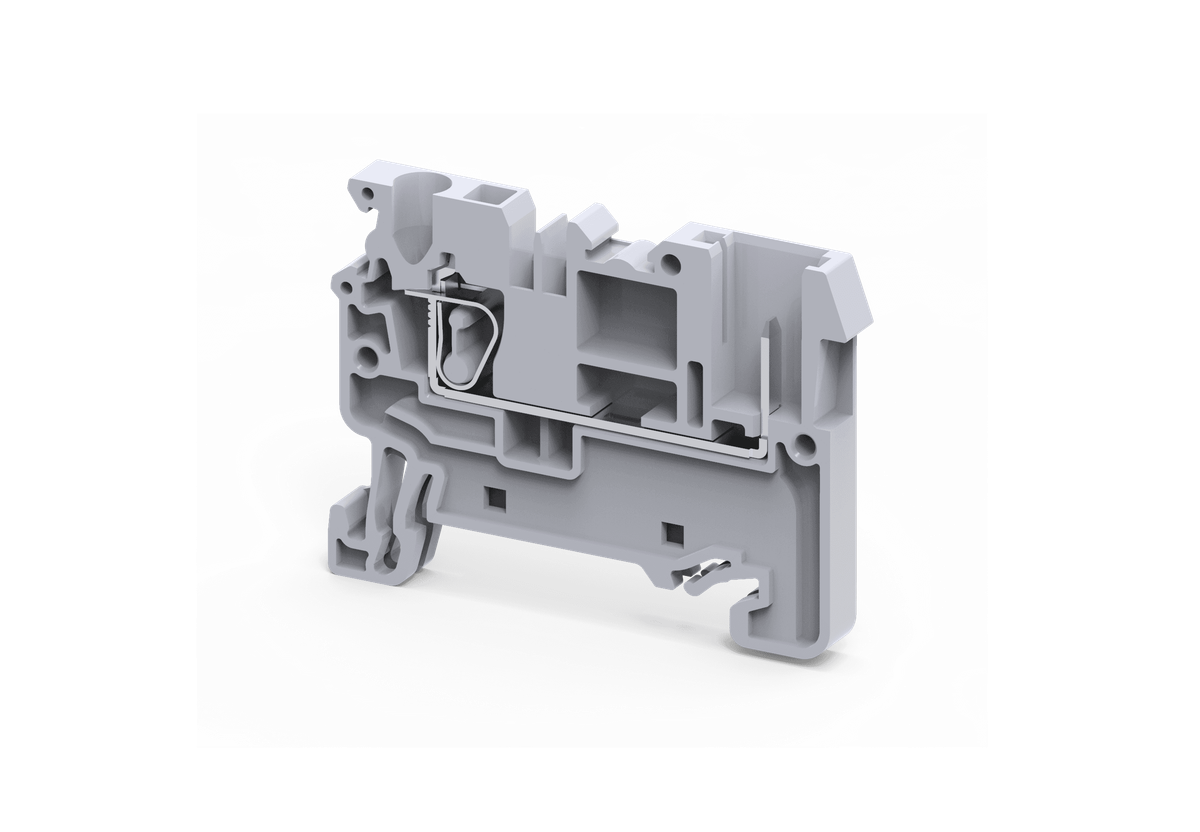 CX2.5/1B | Feed-through Terminal Blocks | Connectwell Industries