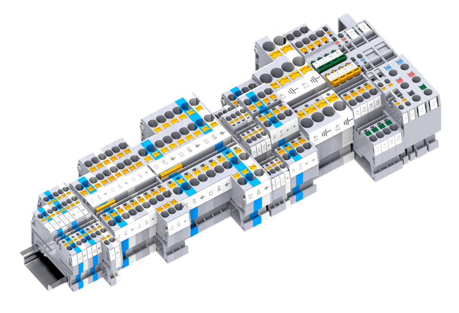 Push In Connection Push-In Terminal Blocks: Quick & Secure Electrical Connections