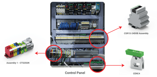 CTS Series Screw Clamp Terminal Blocks & Slim Relays