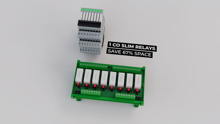 Slim Relays | Space-Saving Relay Modules for Control Panels